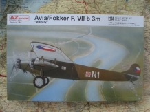 images/productimages/small/Avia.Fokker F.VII b 3m Military AZmodel 1;144 nw.voor.jpg
